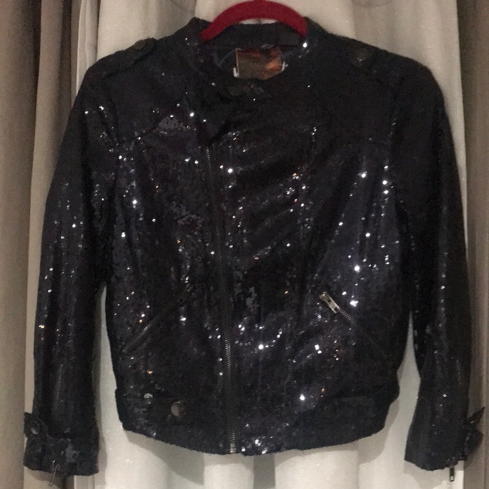 Sequined Bomber Jacket. - image 1